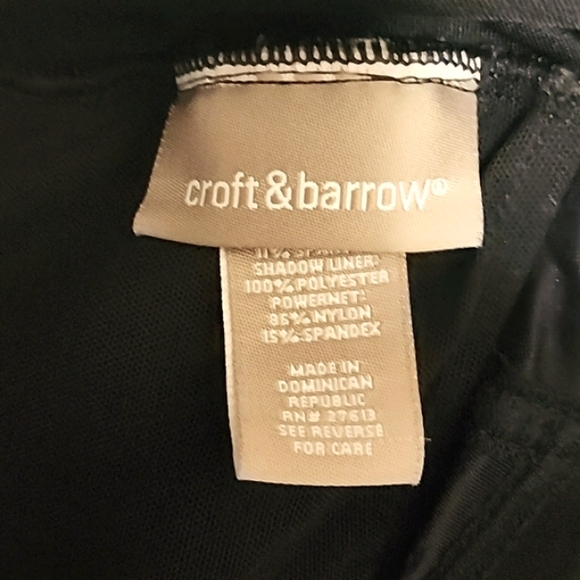 Croft and barrow black swimsuit - Picture 3 of 3